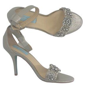 Betsey Johnson Nwot Silver Beaded Ankle 